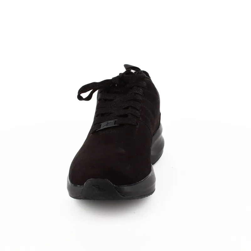 GaitLine Leddegigt|Hælsporer*Sorte sneakers i nubuch skind