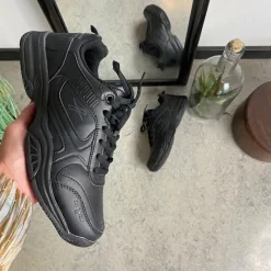 Sygeplejebutikken Overgangssko|Kondi Sko*Sorte kondisko med svangstøtte