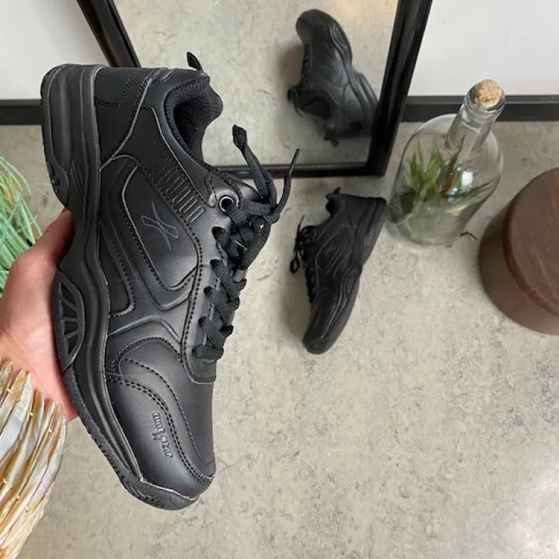 Sygeplejebutikken Overgangssko|Kondi Sko*Sorte kondisko med svangstøtte