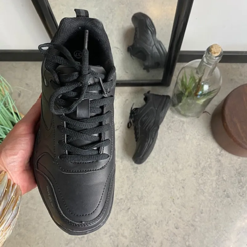 Sygeplejebutikken Overgangssko|Kondi Sko*Sorte kondisko med svangstøtte