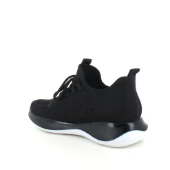 Sygeplejebutikken Sko På Tilbud*Sorte strikkede slip on sko med en fast kant i åbningen.