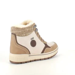 Sygeplejebutikken Kort Støvle Dame|Vinterstøvler Damer*Taupe vinterstøvle med snørebånd