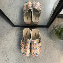 Sygeplejebutikken Clogs|Træsko Dame Modeller*Træsko med blomsterprint