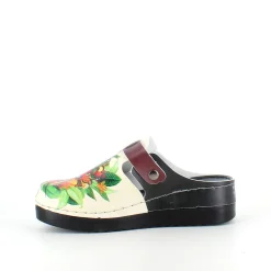 Sygeplejebutikken Clogs|Træsko Dame Modeller*Træsko med papegøjeprint