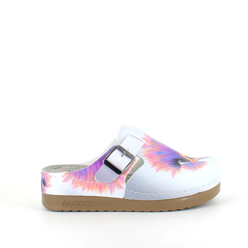 Sygeplejebutikken Clogs|Træsko Dame Modeller*Træsko med print af en glad struds