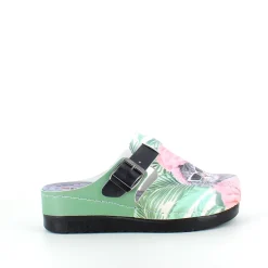 Sygeplejebutikken Clogs|Træsko Dame Modeller*Træsko med print en cool kat