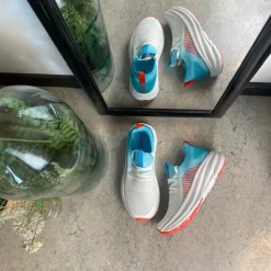 Rugged gear Sko På Tilbud*Turkis/hvid Step-on sko fra