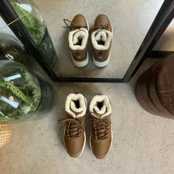 Whistler Vinterstøvler Damer|Kolde Fødder*Vandtæt, brun vinterstøvle med fleece for