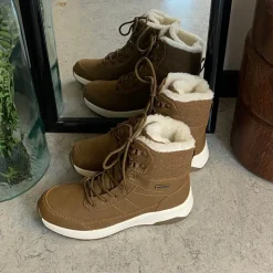 Whistler Vinterstøvler Damer|Kolde Fødder*Vandtæt, brun vinterstøvle med fleece for