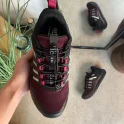 Green Comfort Knyster - Hallux Valgus|Hælsporer*Vandtæt dame vandresko i bordeaux fra