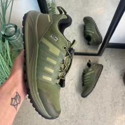 Green Comfort Knyster - Hallux Valgus|Hælsporer*Vandtæt dame vandresko i olivengrøn fra