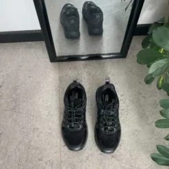 Green Comfort Overgangssko|Sko Til Brede Fødder Og Høj Vrist*Vandtæt dame vandresko i sort fra