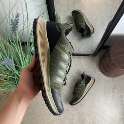 Green Comfort Knyster - Hallux Valgus|Leddegigt*Vandtæt herre vandresko i grøn fra