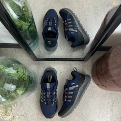 Green Comfort Knyster - Hallux Valgus|Leddegigt*Vandtæt herre vandresko i navy fra