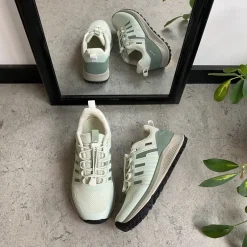 Green Comfort Overgangssko|Sko Til Brede Fødder Og Høj Vrist*Vandtæt, mintgrøn letvægtssko fra med god svangstøtte.