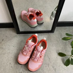 Green Comfort Overgangssko|Sko Til Brede Fødder Og Høj Vrist*Vandtæt, rosa letvægtssko fra med god svangstøtte.