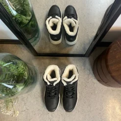 Whistler Billige Vinter Støvler|Vinterstøvler Damer*Vandtæt, sort vinterstøvle med fleece for