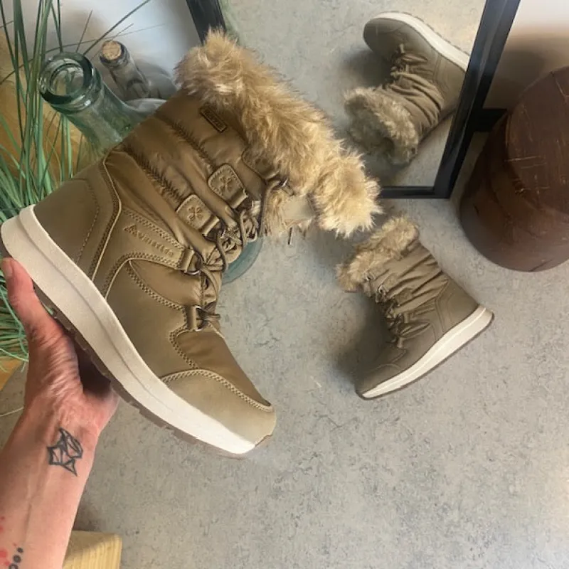 Whistler Billige Vinter Støvler|Vinterstøvler Damer*Vinterstøvle fra med pelskant og varmt for