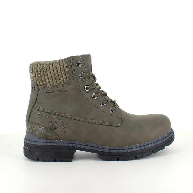 Whistler Billige Vinter Støvler|Vinterstøvler Damer*grøn vinterstøvle med let foer og smarte detaljer