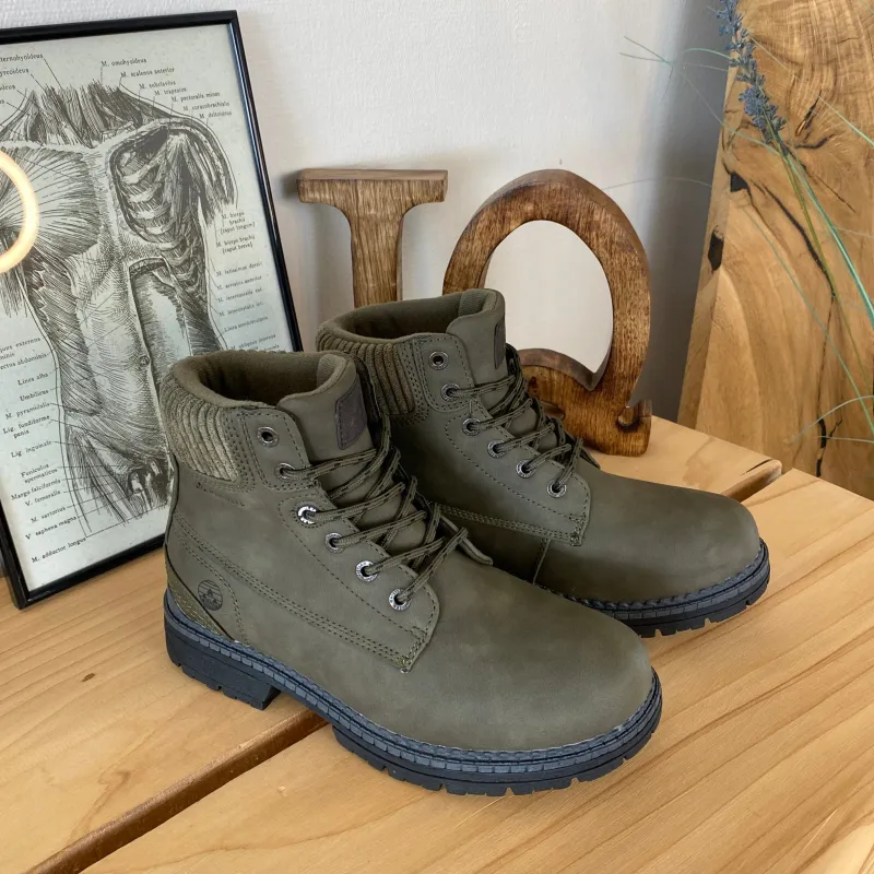 Whistler Billige Vinter Støvler|Vinterstøvler Damer*grøn vinterstøvle med let foer og smarte detaljer