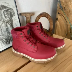 Whistler Vinterstøvler Damer|Billige Vinter Støvler*rød vinterstøvle med let foer og smarte detaljer